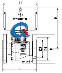 氣動(dòng)法蘭球閥(浮動(dòng)式閥體)