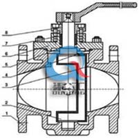PLV偏心旋塞閥 結(jié)構(gòu)圖