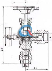J29H針型閥 (結(jié)構(gòu)圖)
